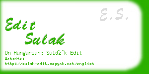 edit sulak business card